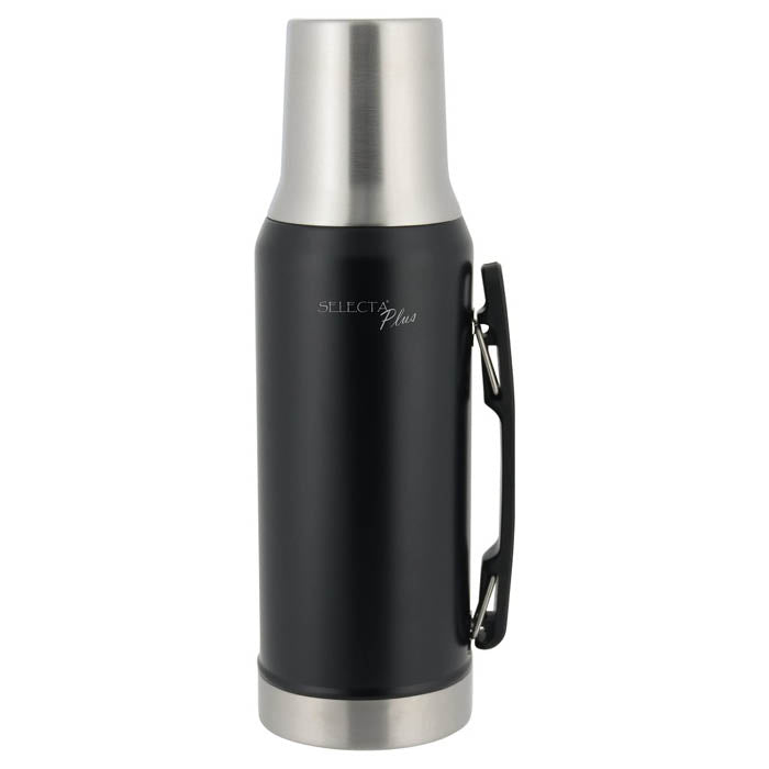TERMO 1.2L C/TAPA MATE AC.INOX DUO NEGRO