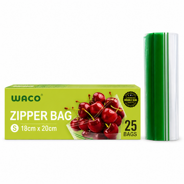 Bolsas Zipper W050 20x18cm Pack 25 Unidades Reutilizables