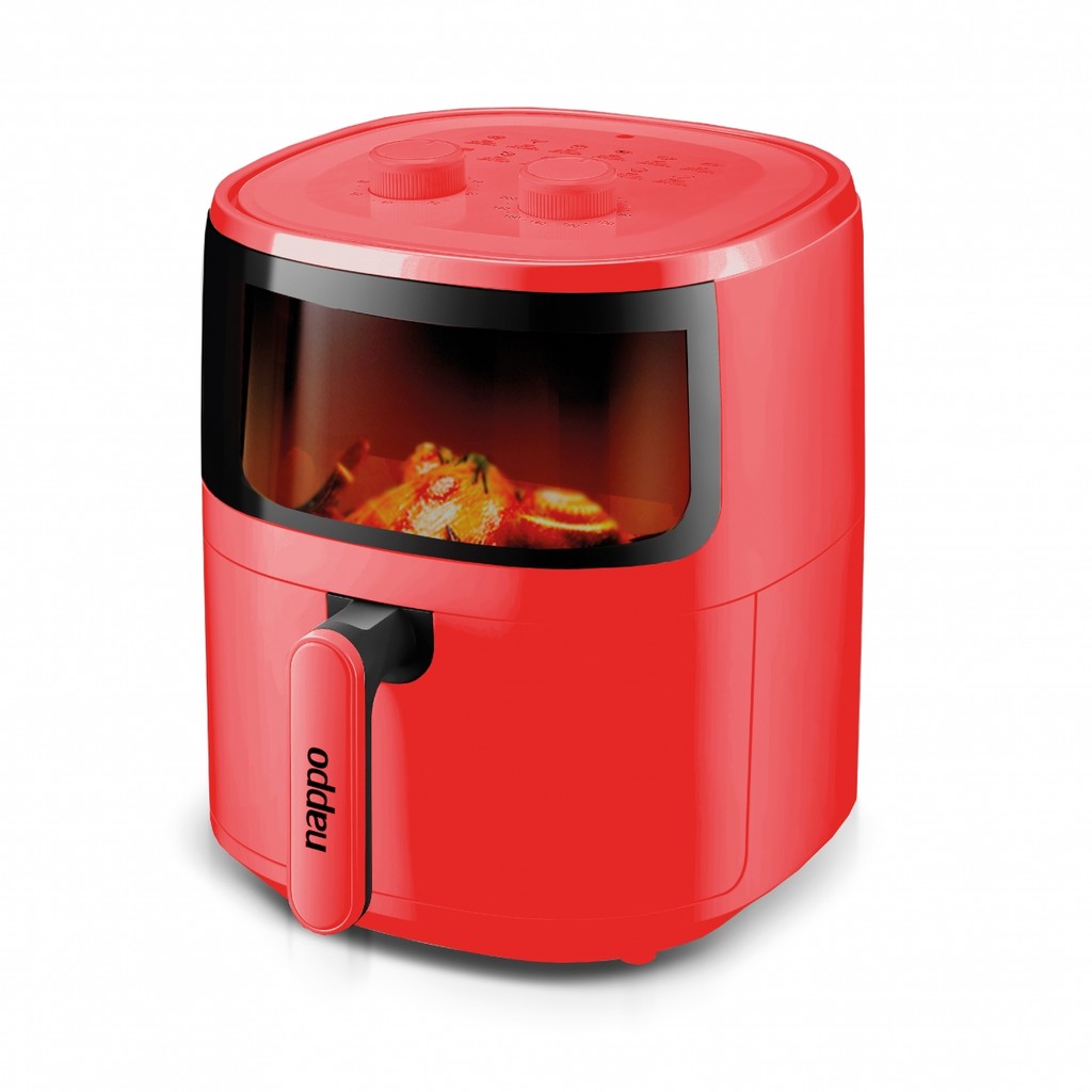Freidora Sin Aceite Vision Tasty Nappo NEF-148 Roja 5,7 litros