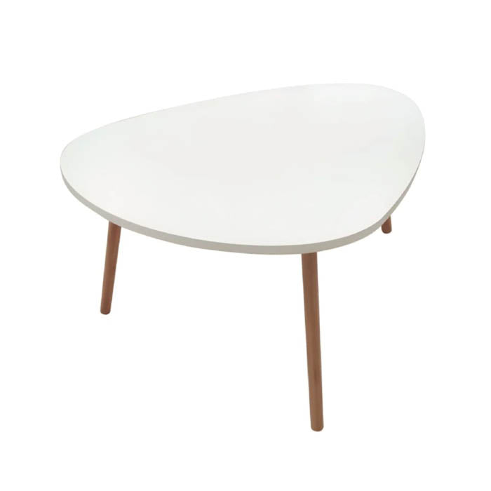MESA CENTRICA TRIANG BAMBOO C/BLANCO 99X70X46CM