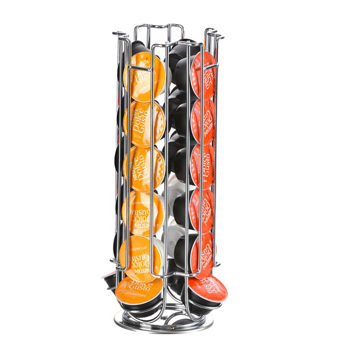 SOPORTE P/CAPSULAS CAFE DOLCE GUSTO METAL D14x33CM