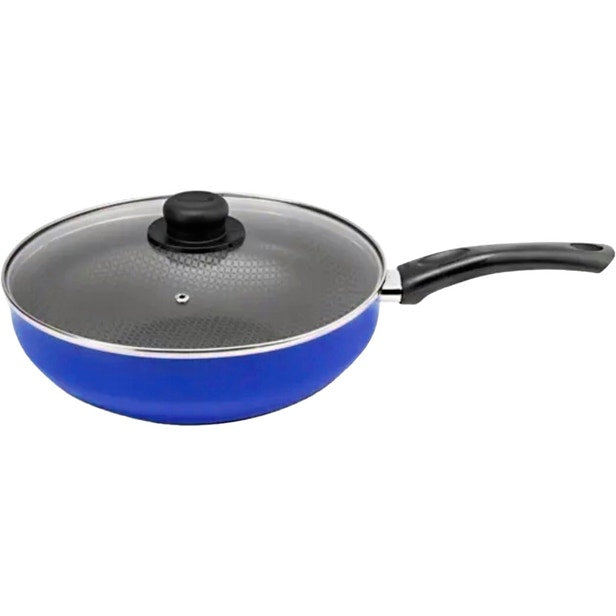 Wok Sartén 28 con Tapa Color Pop Multiflon