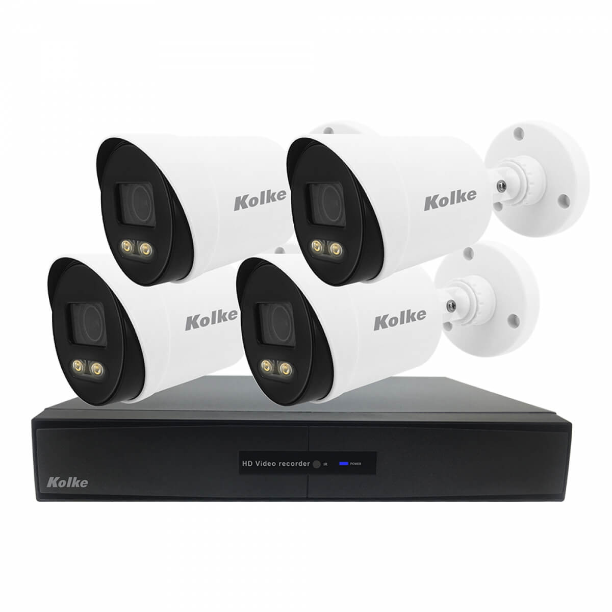 KIT 8 CANALES 5.0MP COLORVU CON AUDIO KUK-593