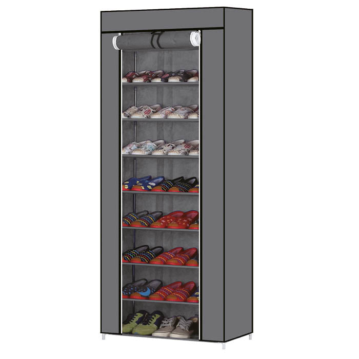 ESTANTERIA TNT DECOTEAM 8 ESTANTES DME-011 GRIS