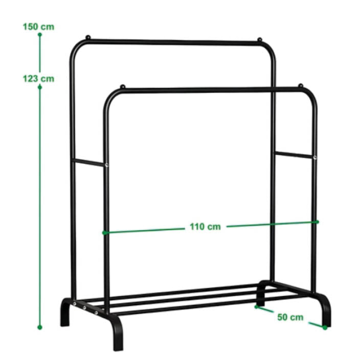 PERCHERO DOBLE DECOTEAM DDR-012 BLANCO
