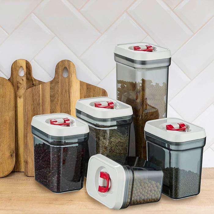 SET DE RECIPIENTES HERMETICOS 5 PCS CROIX CRC-015