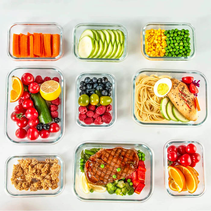 SET DE CONTENEDORES HERMETICOS 10PCS CRC-017 CROIX