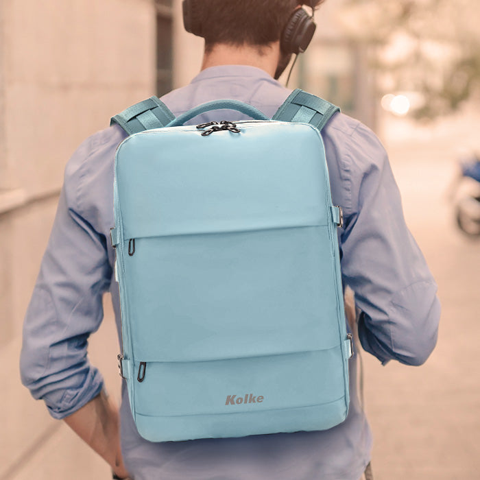 MOCHILA ANTI-ROBO JOURNEY KVM-654 CELESTE