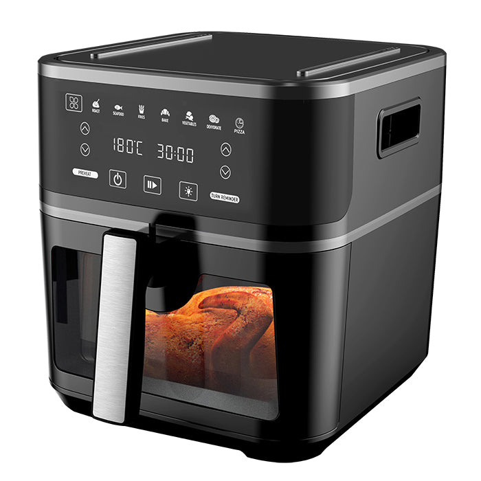 FREIDORA DIGITAL 2 EN 1: FREIDORA SIN ACEITE Y PARRILLA 8L NEF-276