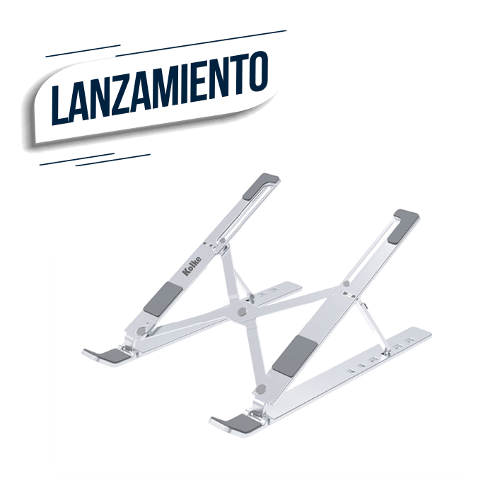 SOPORTE ELEVADOR PLEGABLE DE ALUMINIO PARA NOTEBOOK KVS-766