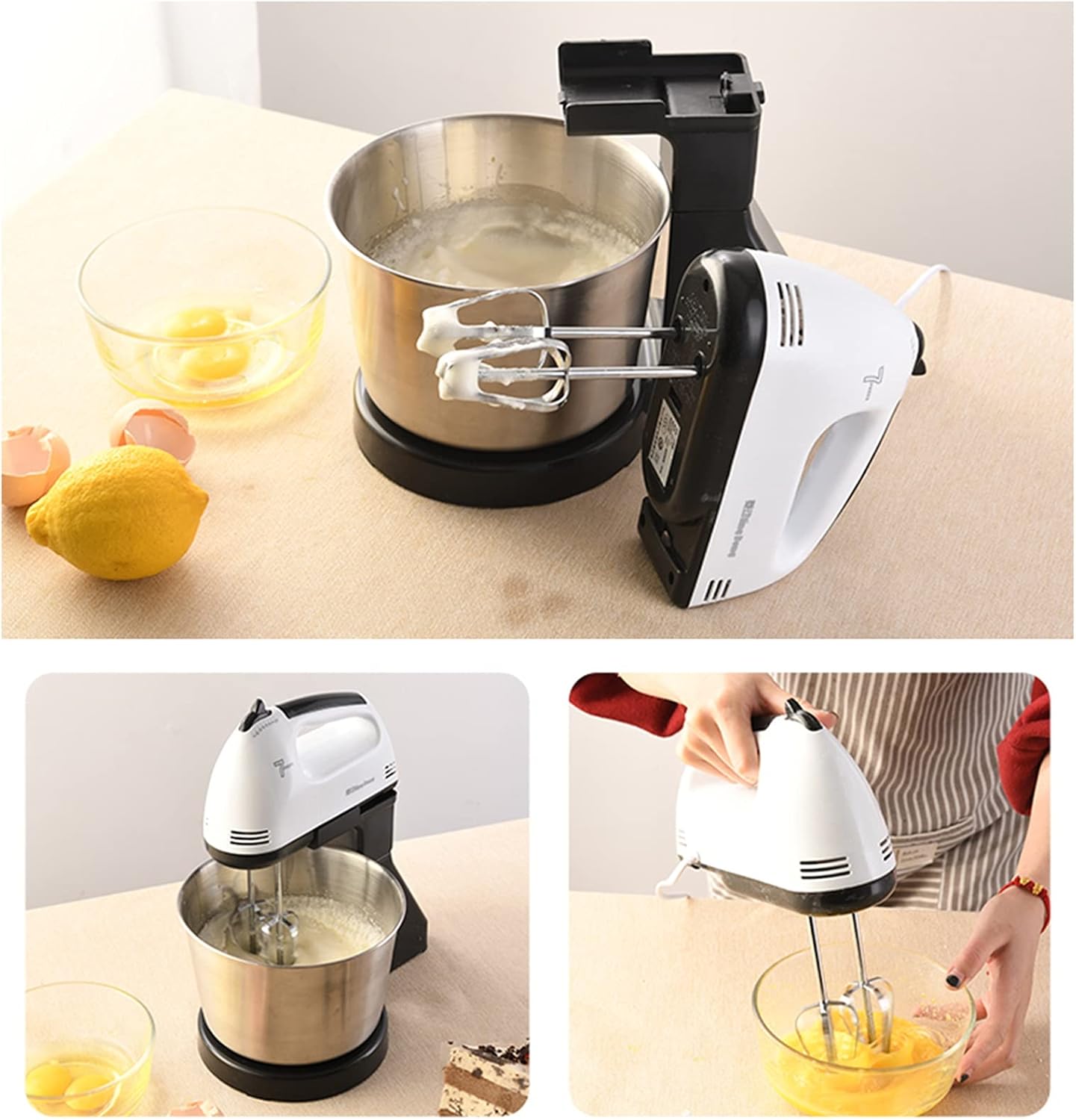 Batidora 2 en 1 LUMA BELLA B-2012 – 7 Velocidades + Turbo, con Bowl Inoxidable de 2L