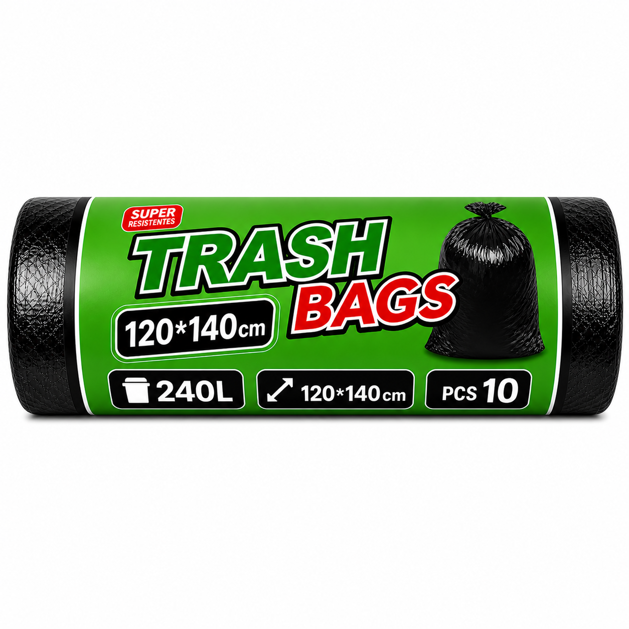 Bolsas de Basura W016 240L 120x140cm Pack 10 Unidades