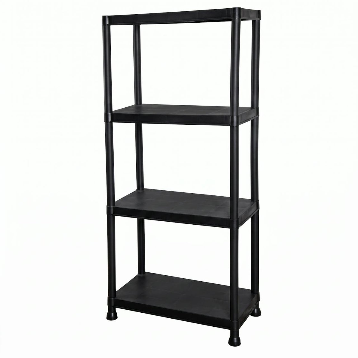 Estantería Organizadora SATE A05-519H Negra 4 Estantes 60x30x133 cm