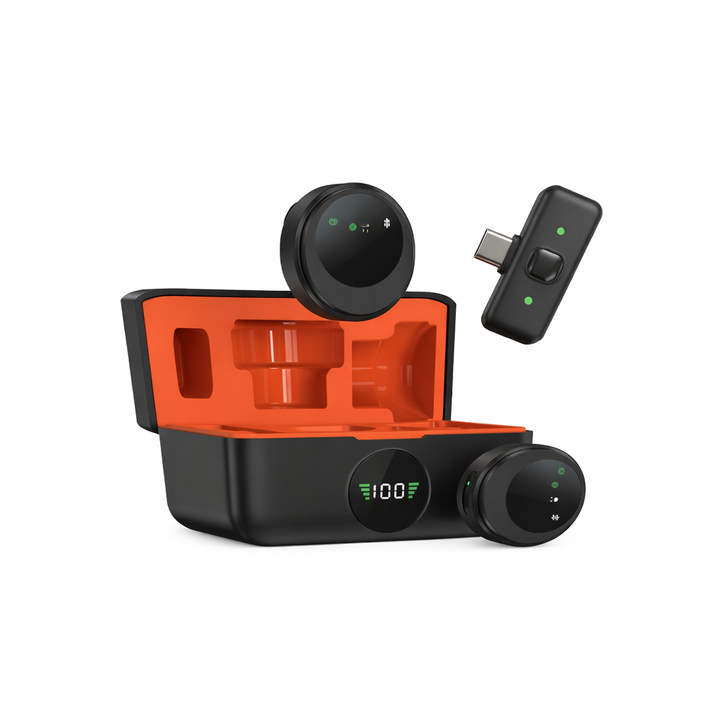 Micrófono Inalámbrico Dual USB-C y Lightning A-MK202