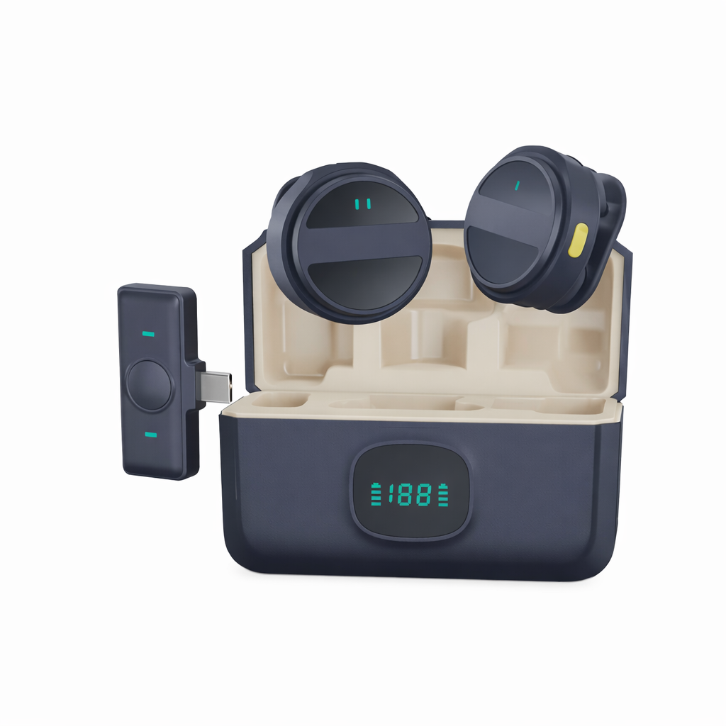 Micrófono Inalámbrico Dual USB-C y Lightning A-MK203