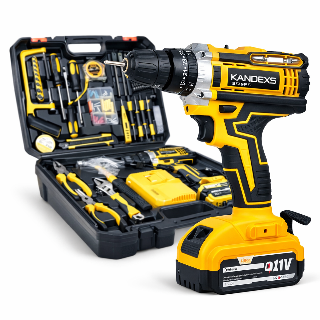 Kit Taladro Destornillador 21V Kandexs SP-993
