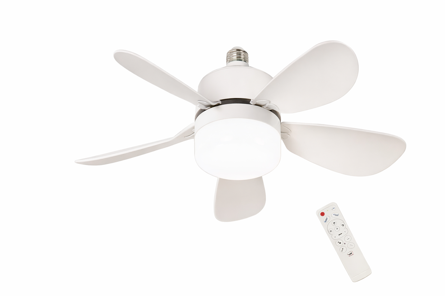 Ventilador con Luz LED A-F27402 3 Velocidades Porta Foco