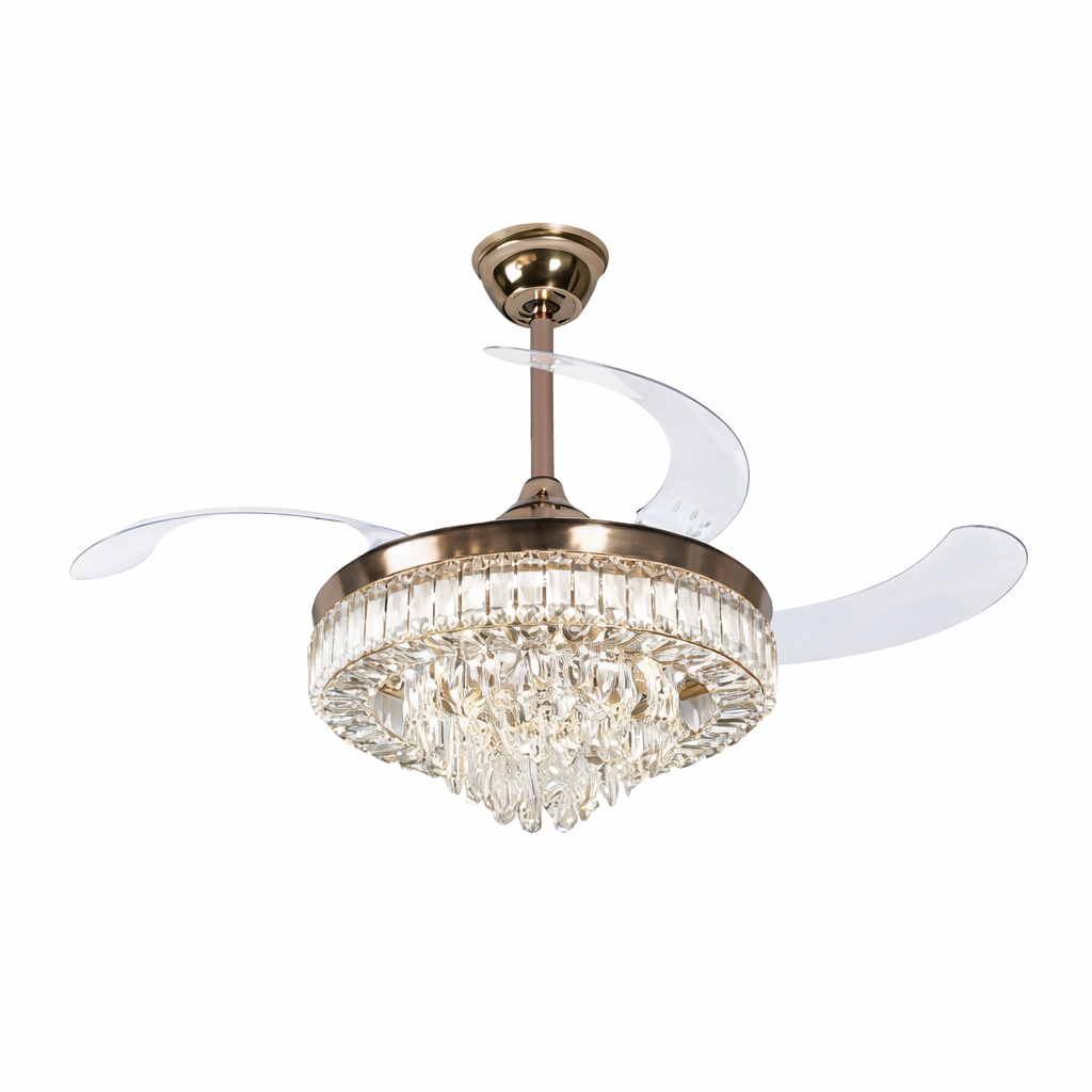 Ventilador de Techo con Luminaria A-FAN004 90W Blanco