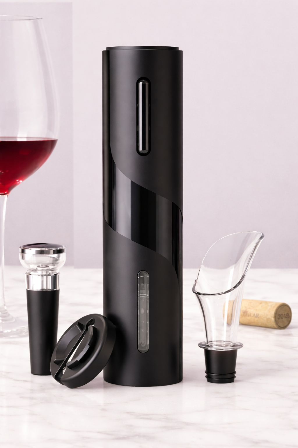 Abridor de Vino Eléctrico Inalámbrico SATE A-WP010 Recargable