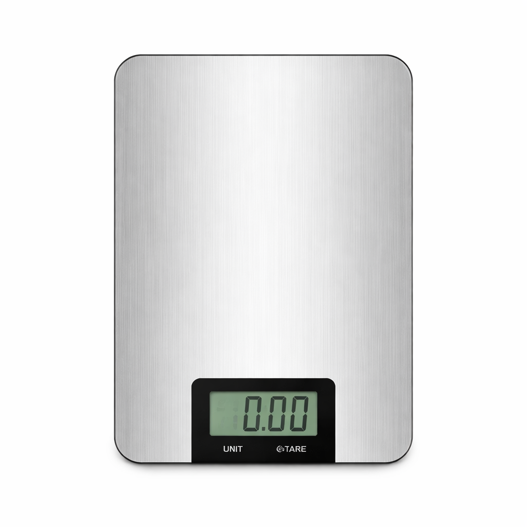 Balanza Digital de Cocina A-WS7701 5Kg Vidrio Templado Gris