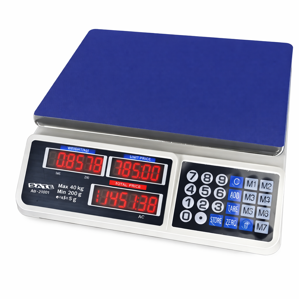 Balanza de Comercio 40kg Recargable AB-21001