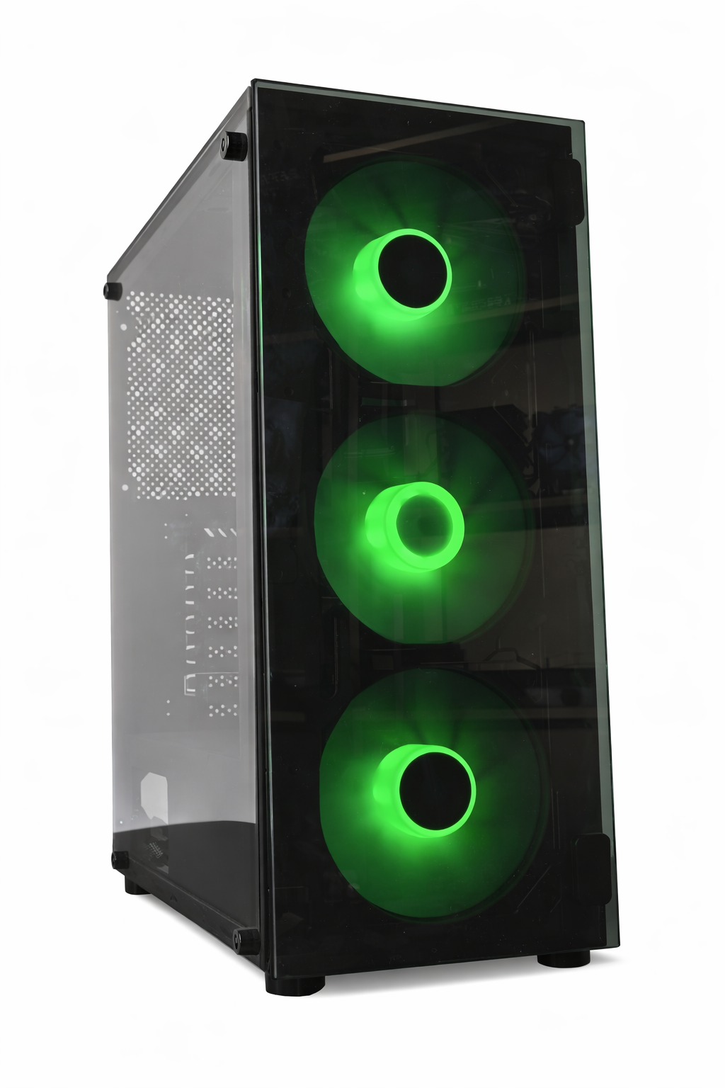 Gabinete Gamer 3 FAN 1301K con 3 Coolers RGB y Vidrio Templado