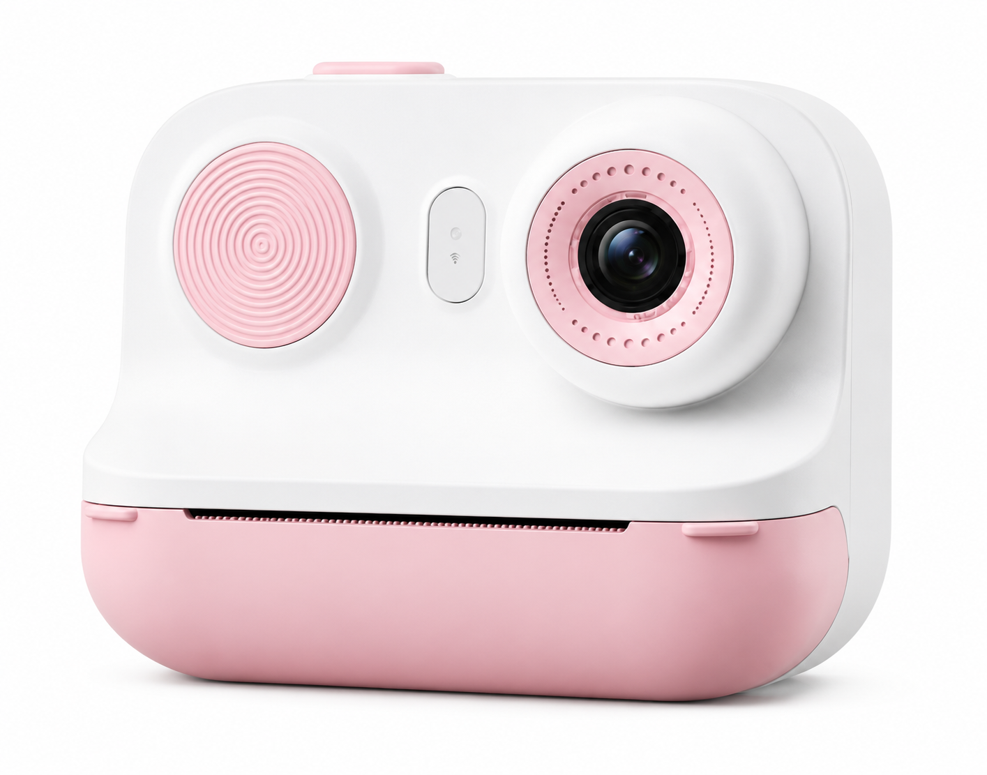 Cámara Infantil con Impresión A-DV918 – Blanco/Rosado