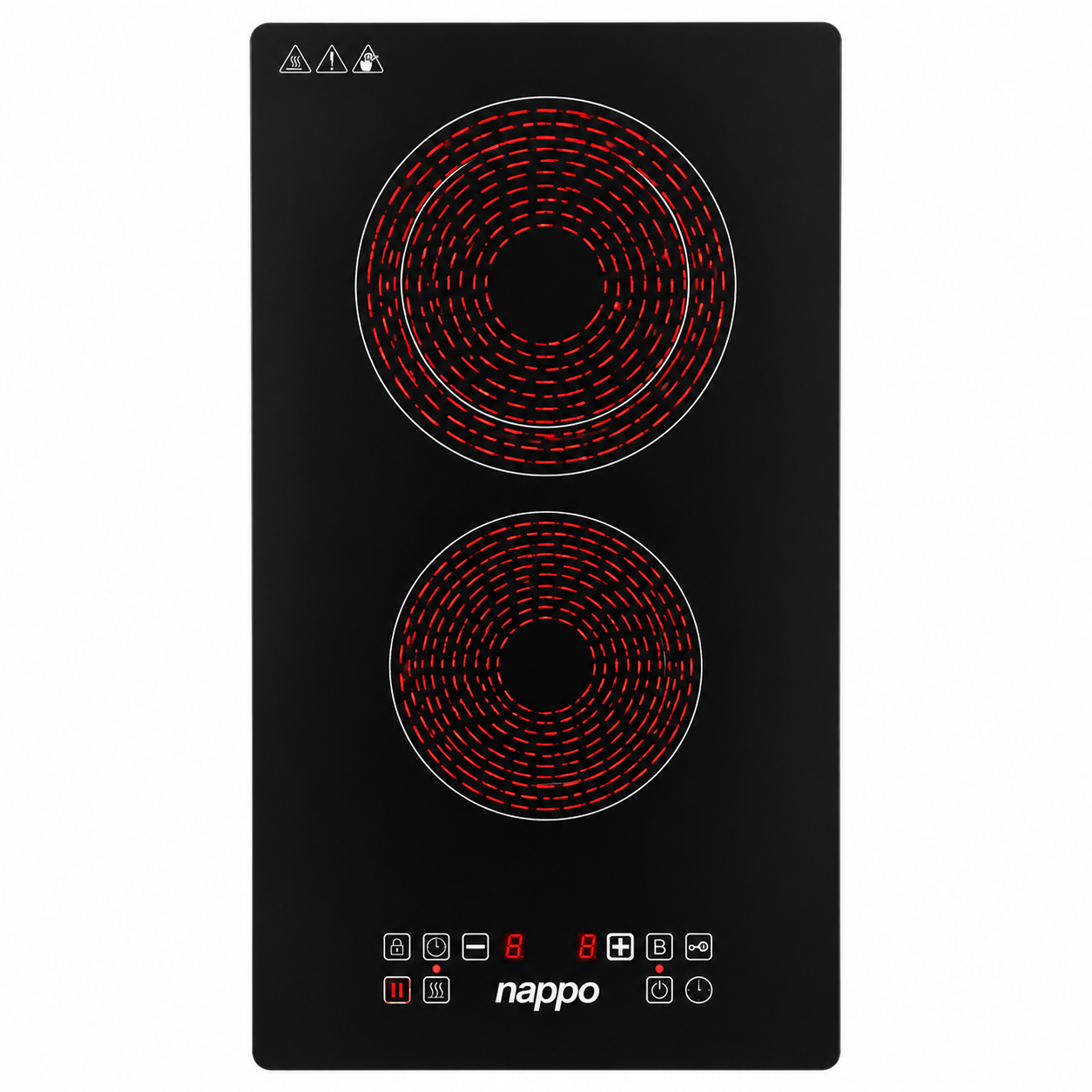 Anafe Vitrocerámico Empotrable Doble Nappo NEE-372 3400W