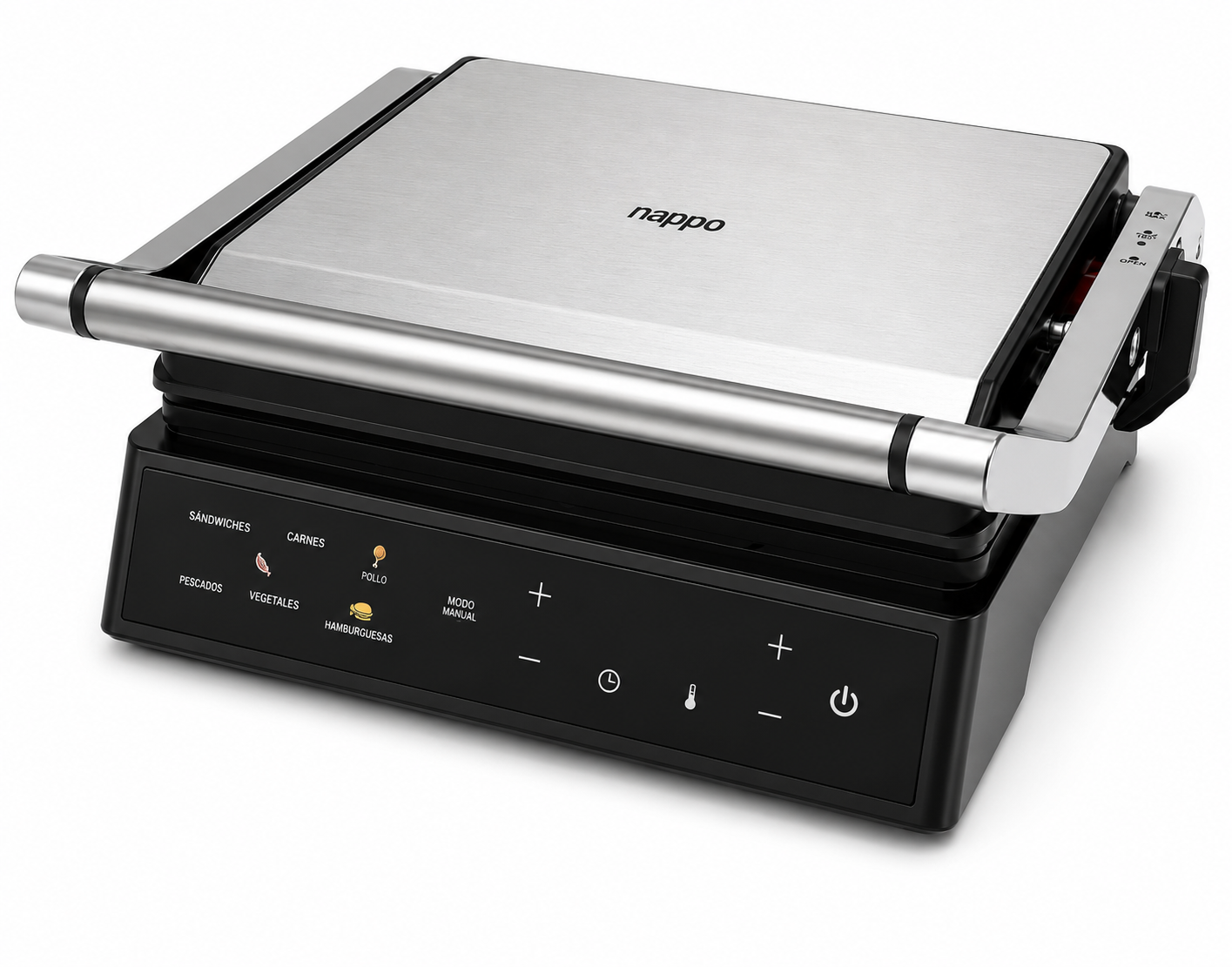 Grill Sandwichera Cuádruple Digital Nappo NEG-351 2000W