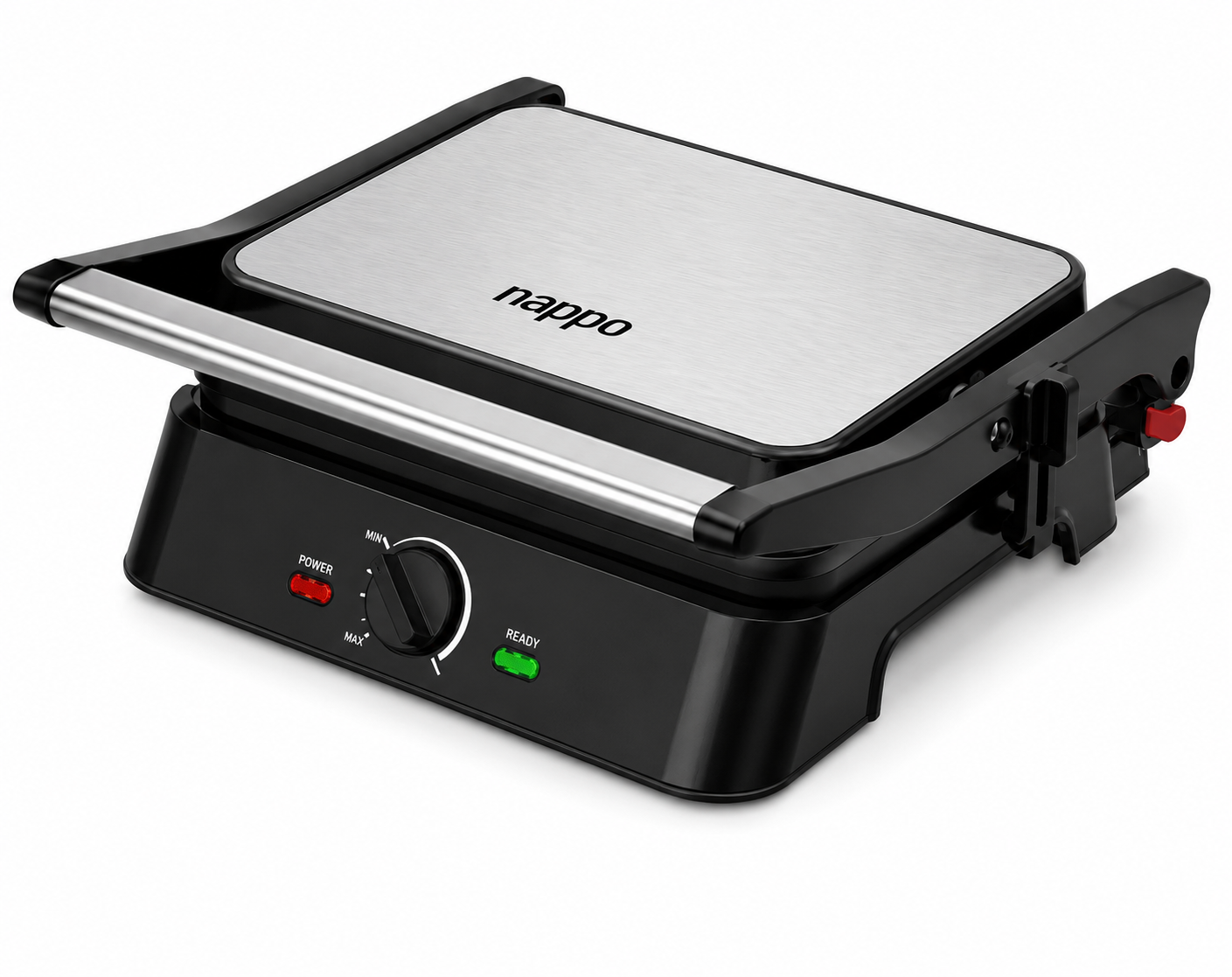 Sandwichera Grill Cuádruple Nappo NEG-292 Acero Inoxidable