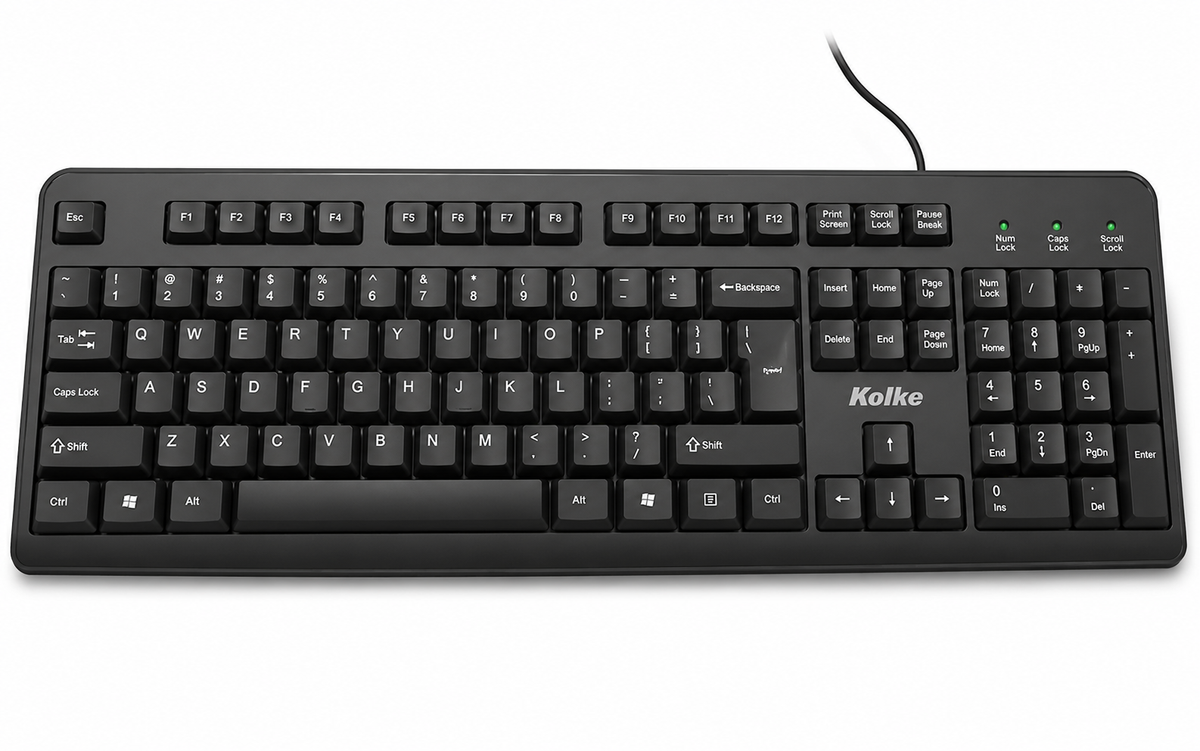 Teclado Multimedia Kolke KET-701 Español USB 105 Teclas