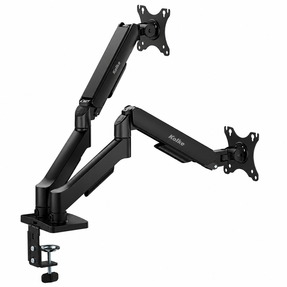 Soporte Doble para Monitor Kolke KVS-785 con Brazos a Gas para 17" a 32"