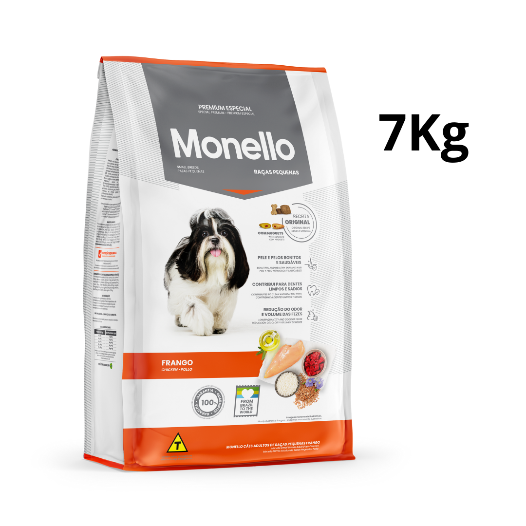 Monello Perros Adultos Razas Pequeñas – Pollo | Bolsa 7 kg |
