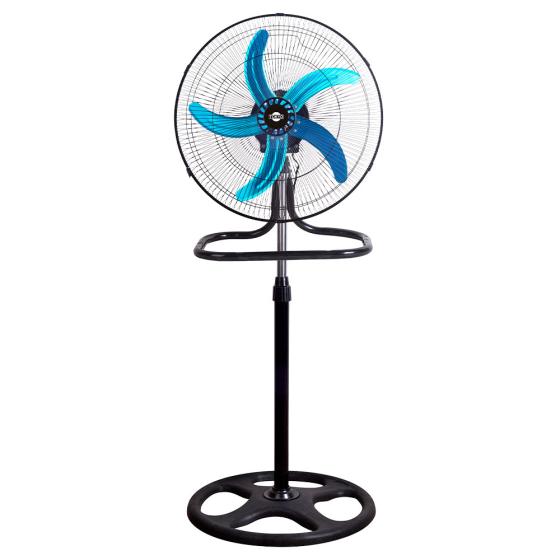 VENTILADOR DE PIE 18" 3 ASPAS BASE REDONDA LEVEL