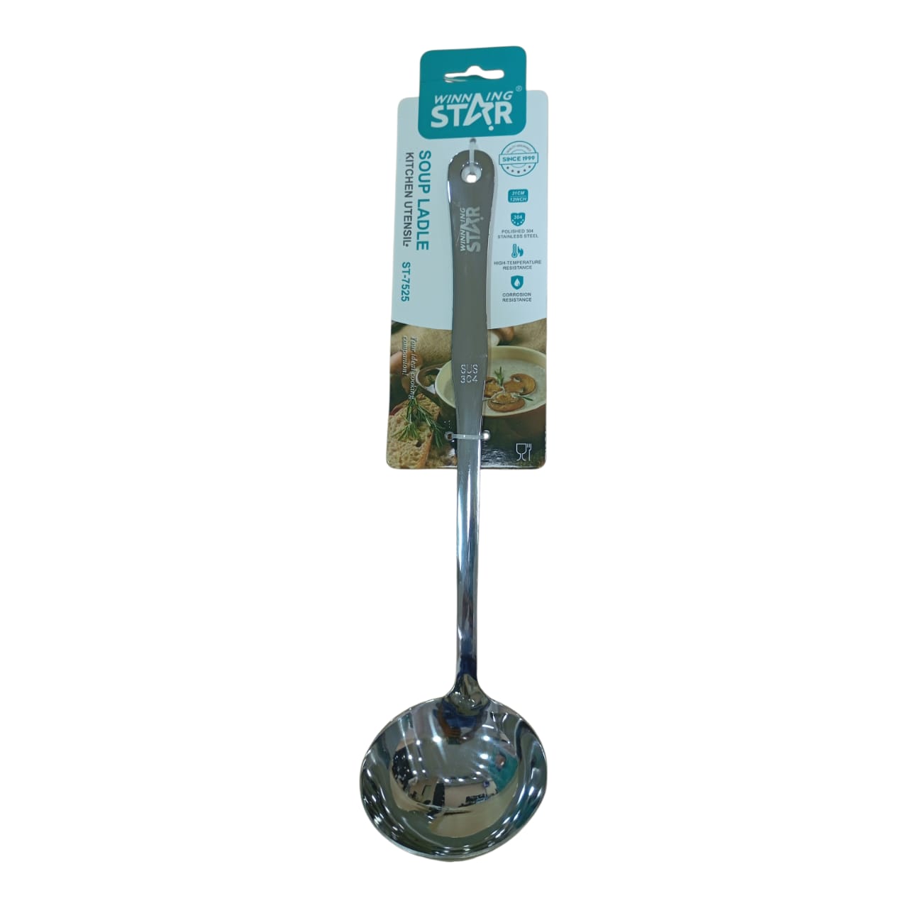 Cuchara de Acero Inoxidable ST-7525 31cm Resistente