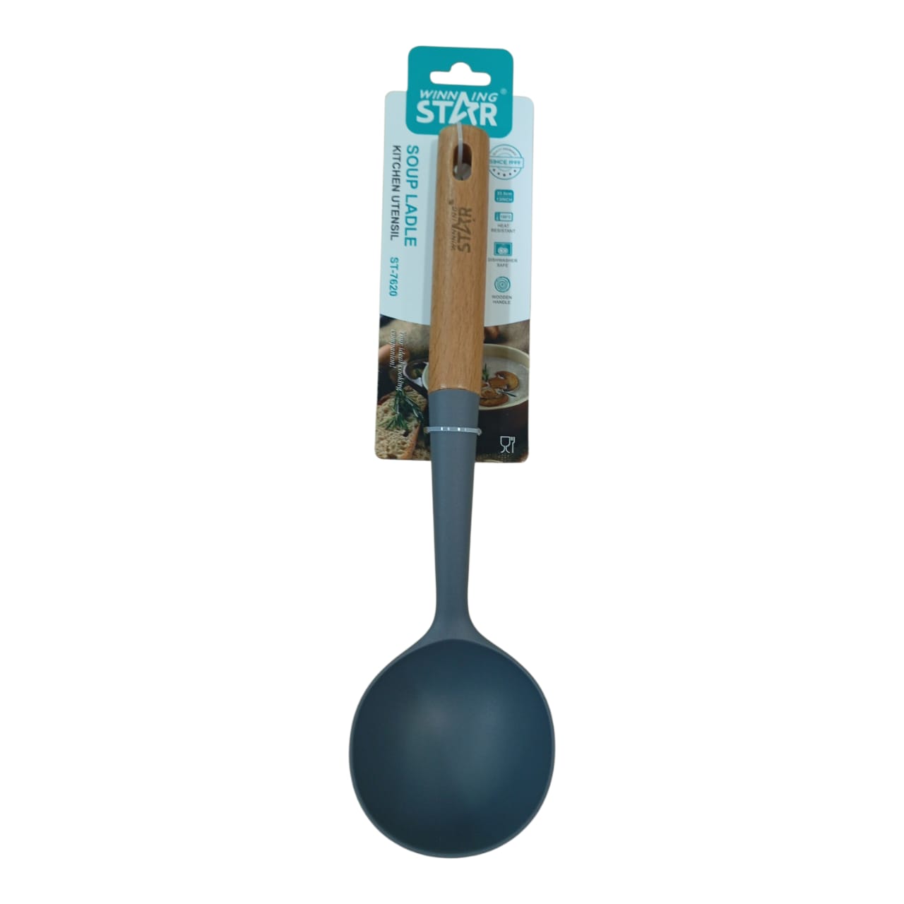 Cuchara de Silicona ST-7620 33.5cm Resistente al Calor