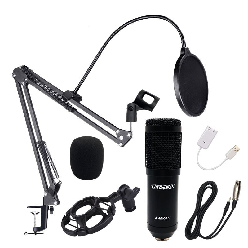 Kit Micrófono para Streamer A-MK05 – Negro
