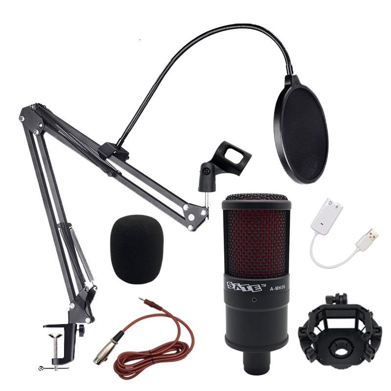 Kit Micrófono para Streamer A-MK06 – Negro