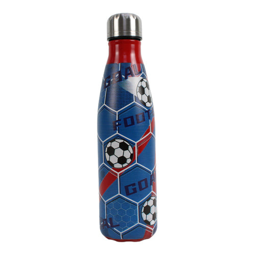 Botella térmica de doble pared 500 ml diseño fútbol