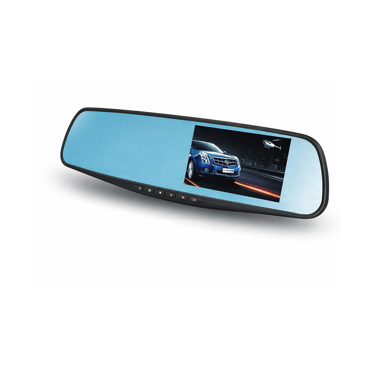 Cámara DVR para Auto A-DVR054 Doble Cámara HD con Pantalla LCD 4.5" de SATE, producto centrado sobre fondo blanco
