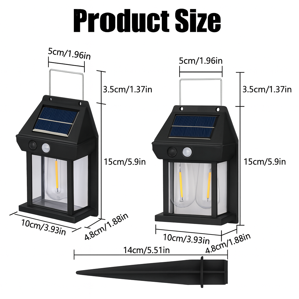 KIT X4 Lámpara Solar de Pared AFL8892