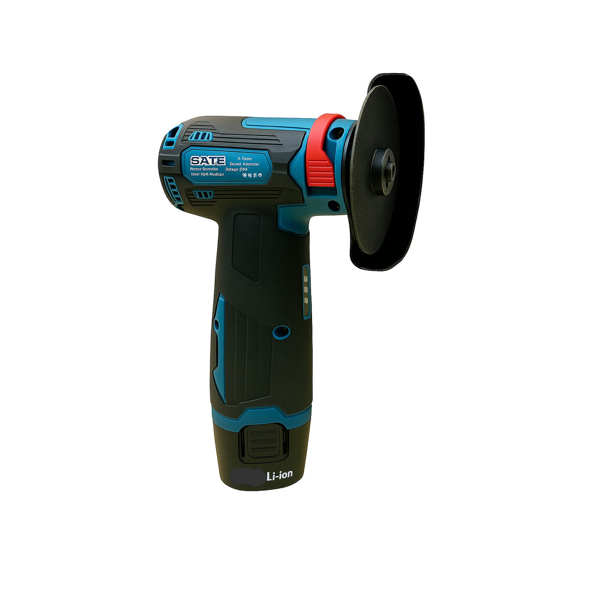 Esmeril Portátil 24V A-TK8863 de SATE, producto centrado sobre fondo blanco