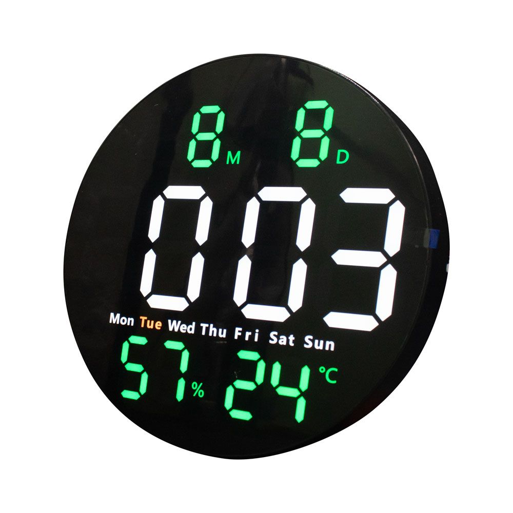 Reloj Despertador LED AC-T6901 – Blanco/Azul