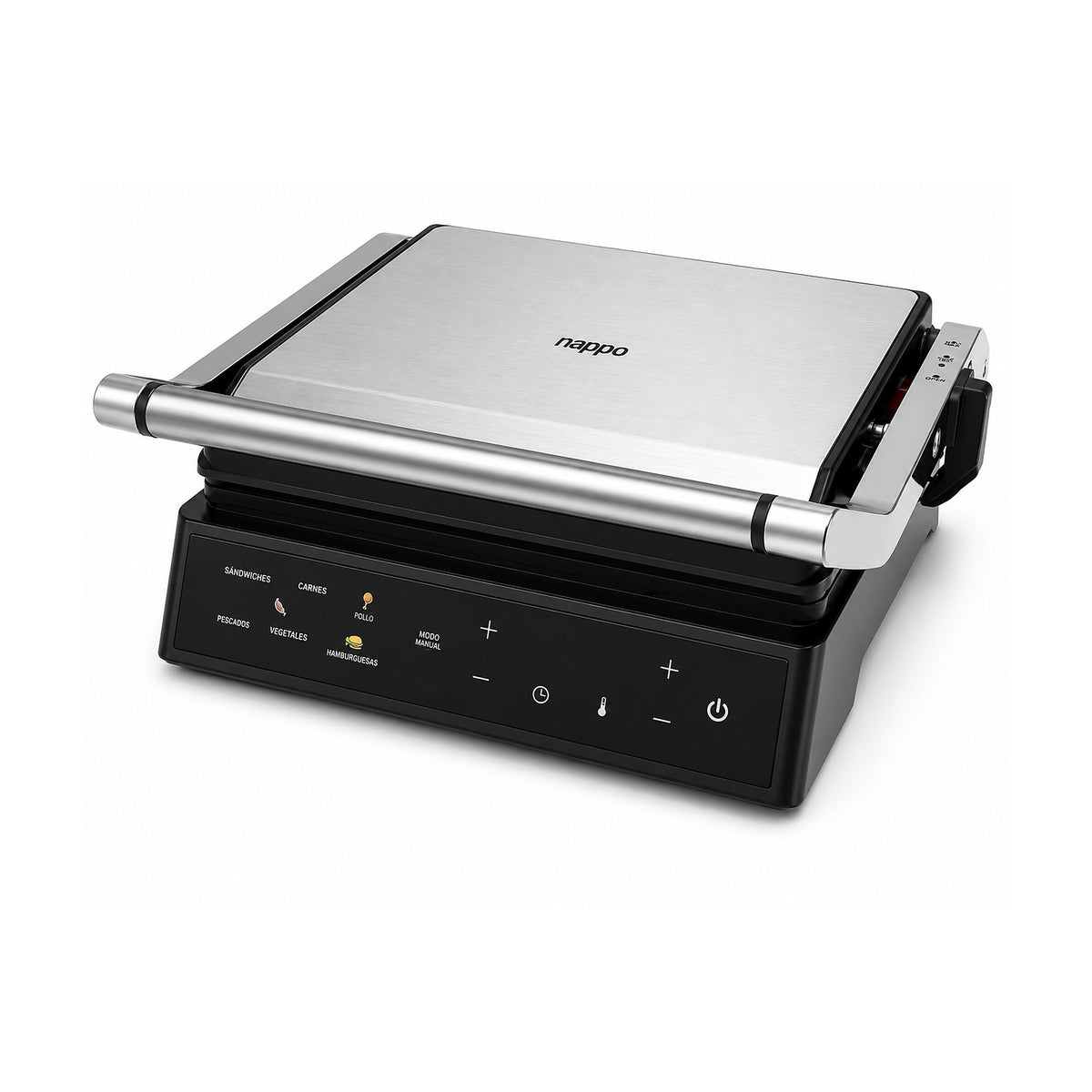 Grill Sandwichera Cuádruple Digital Nappo NEG-351 2000W de NAPPO, producto centrado sobre fondo blanco