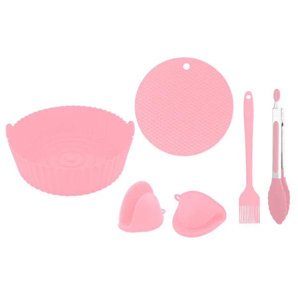 Set de 6 Utensilios de Silicona para Freidora de Aire CROiX