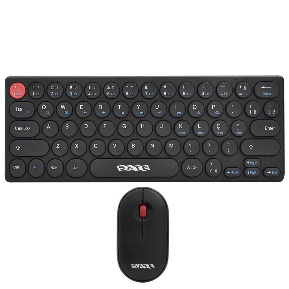 Teclado y Mouse Inalámbrico AK-6011G Portugués 2.4GHz