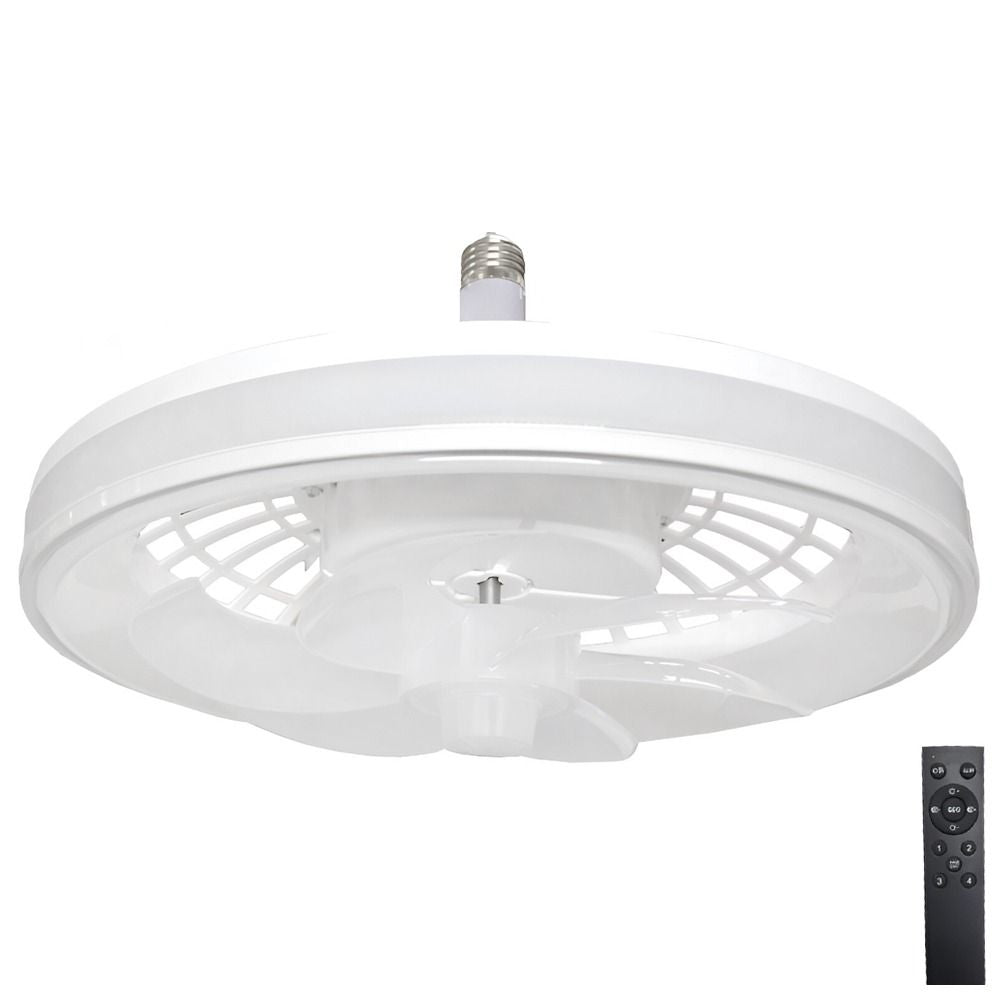 Ventilador con Luz LED A-F2705 30W Porta Foco 32cm