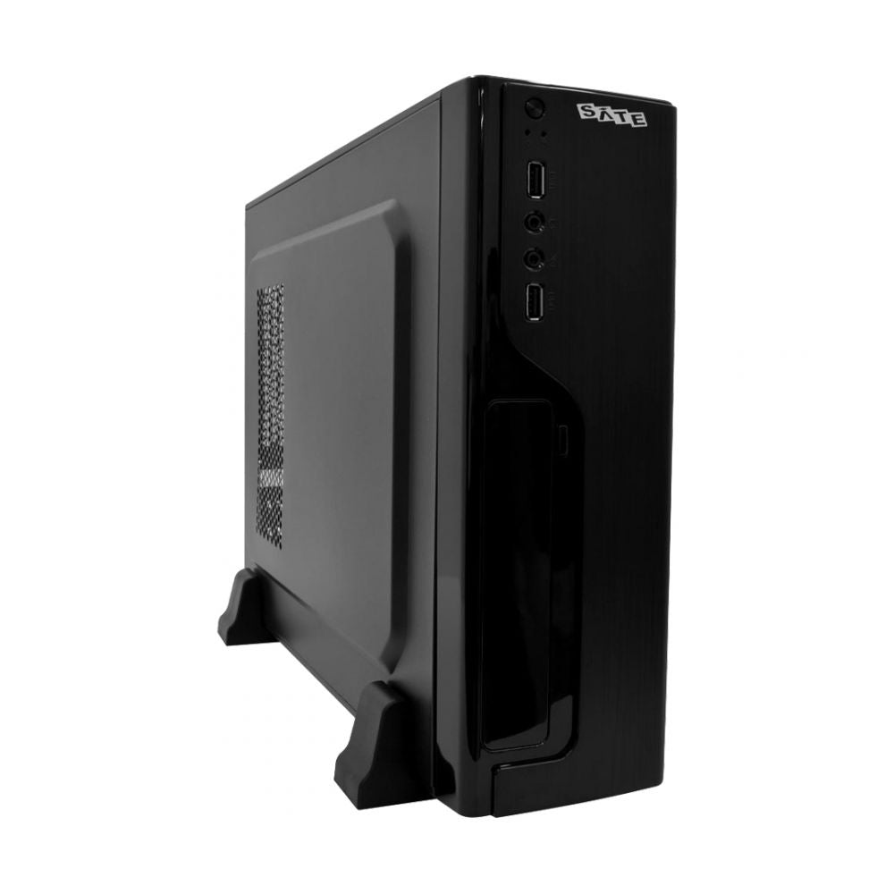 Gabinete Micro ITX 8103K con Soporte PCI y Ventilación Lateral