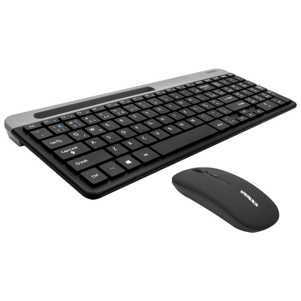 Teclado y Mouse Inalámbrico AK-611G Portugués USB Bluetooth 2.4G
