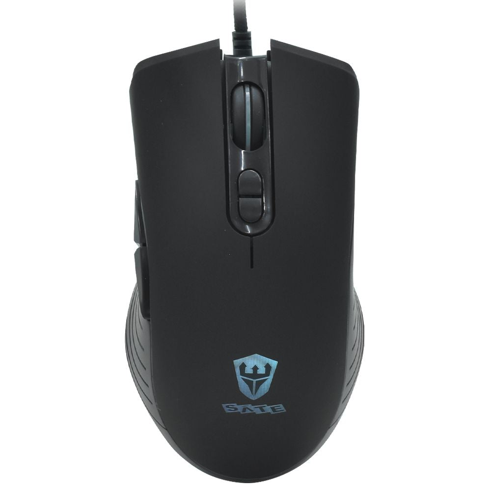 Mouse Gamer A-563 Negro con 7 Botones y DPI Ajustable hasta 3600